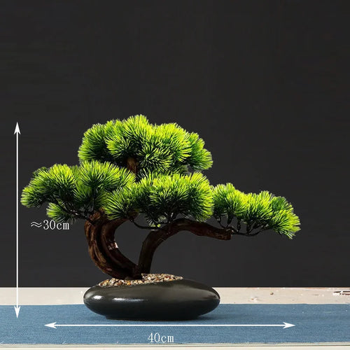 faux arbre bonsaï pour décoration intérieure et aménagement paysager