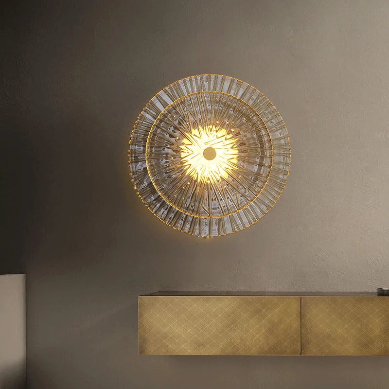 applique murale post-moderne en verre pour un intérieur élégant - vue 4 sur 8