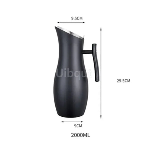 Carafe isotherme acier inoxydable élégante boissons froides chaudes