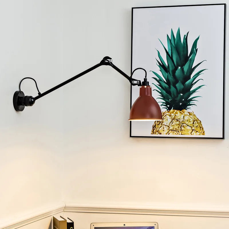 applique murale rotative en métal avec prise pour éclairage - vue 4 sur 23