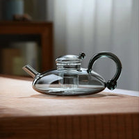 Theiere verre borosilicate resistante chaleur usage cuisine maison