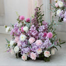 boules de fleurs artificielles en soie pour décoration de mariage et photo