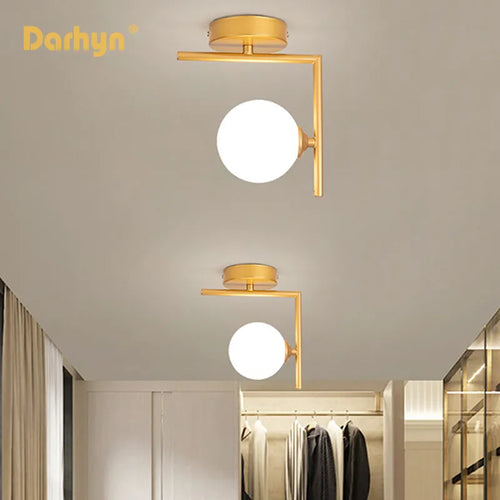 Plafonnier LED design nordique passerelle