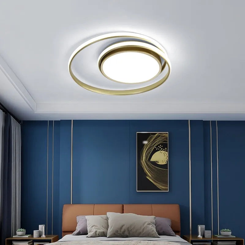 plafonniers led modernes pour éclairage intérieur décoratif - vue 4 sur 16
