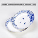 Assiettes porcelaine Jingdezhen motifs floraux style chinois