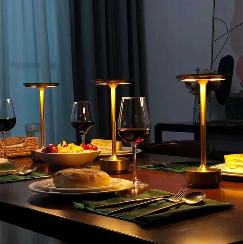 lampe de table led tactile rechargeable pour décoration et lecture - vue 2 sur 12