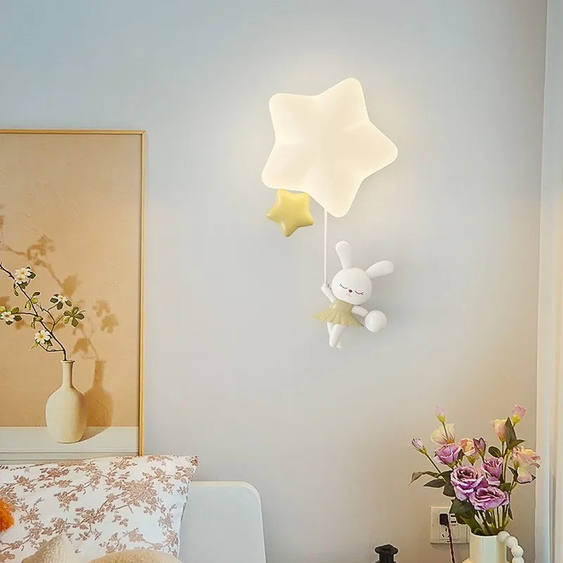 plafonnier moderne à LED avec couverture en coton décorative - vue 4 sur 12