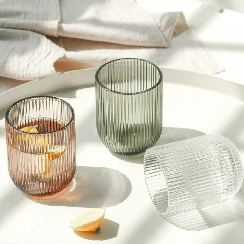 Tasses en verre créatives design boissons maison cuisine