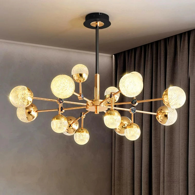 lustre Décoration de la maison salle à manger éclairage intérieur salon fantaisie - vue 2 sur 10