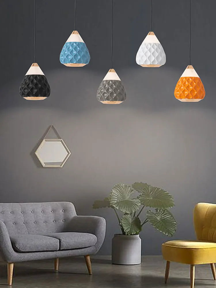 lustre créatif en pignons de pin pour décoration moderne - vue 3 sur 11