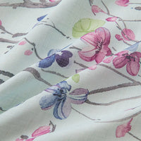 Rideau léger motif floral style européen salon chambre