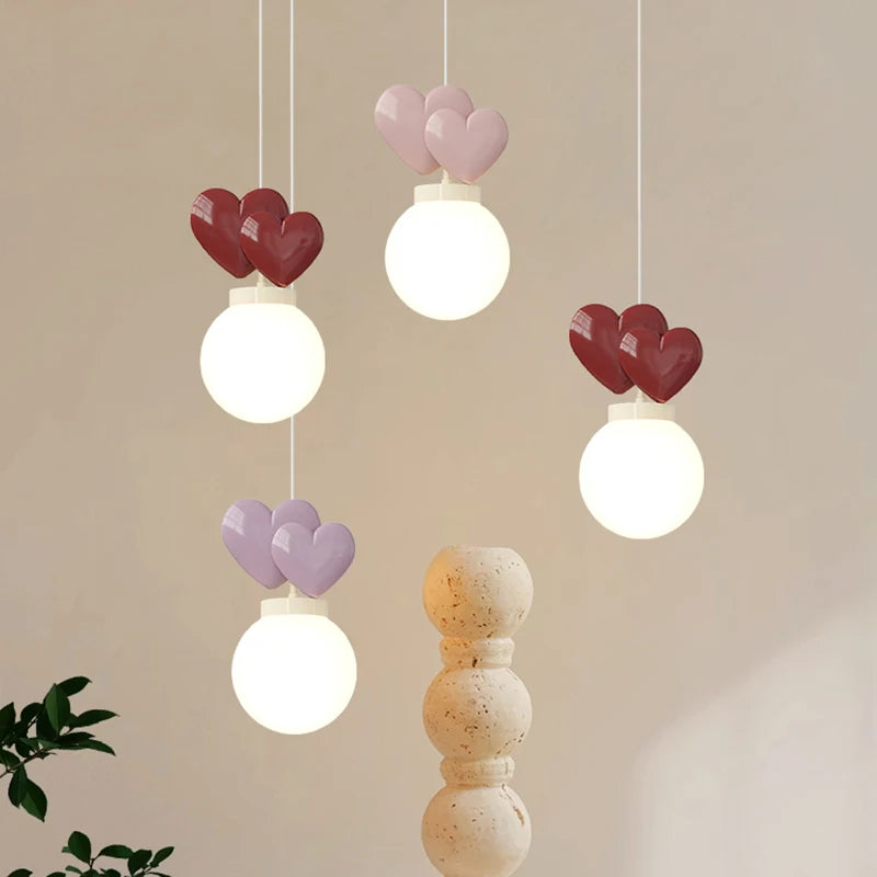 Suspension princesse coeur