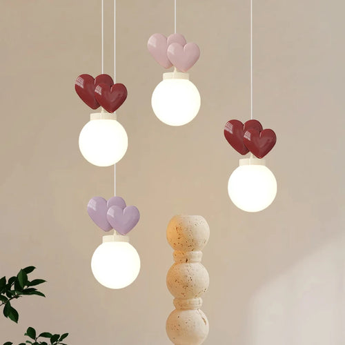 Suspension princesse coeur