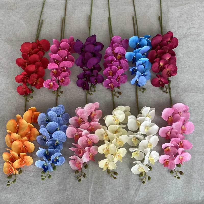 arrangement de fleurs artificielles en velours pour décoration intérieure - vue 2 sur 17