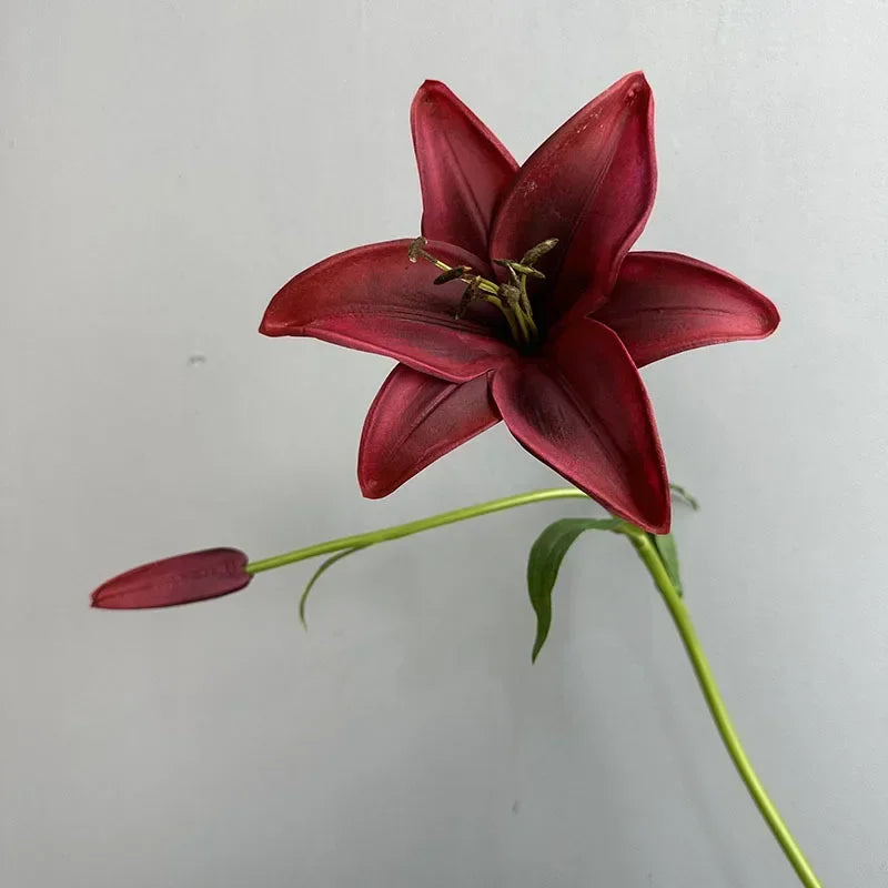 branche de lys artificielle décoration florale pour intérieur - vue 8 sur 11