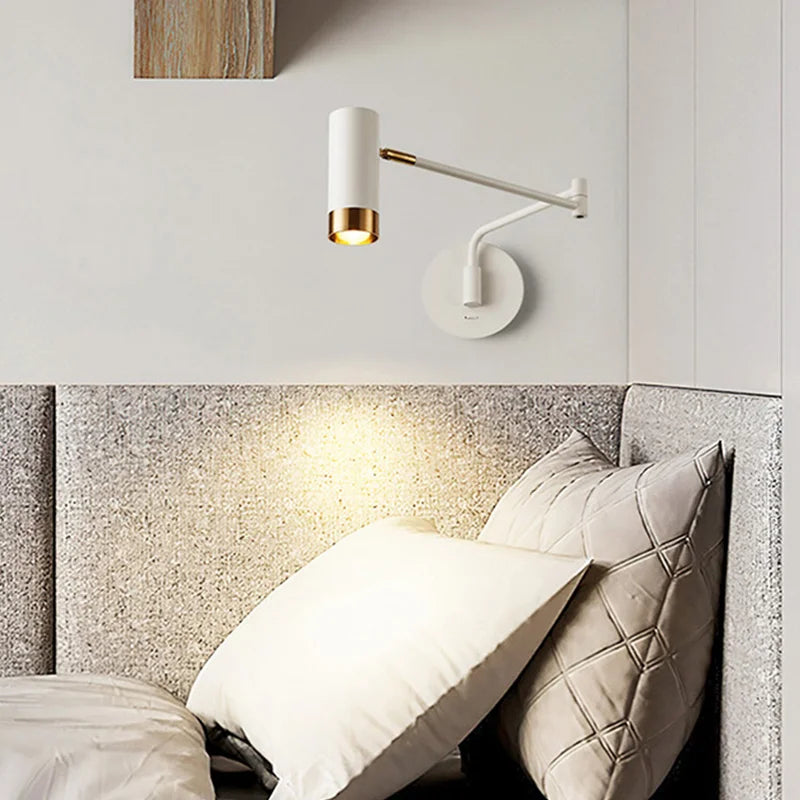 applique murale pliante led avec interrupteur bras long - vue 3 sur 7