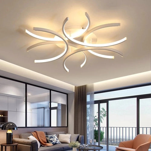 plafonnier moderne à leds créatif pour décoration intérieure - vue 5 sur 6