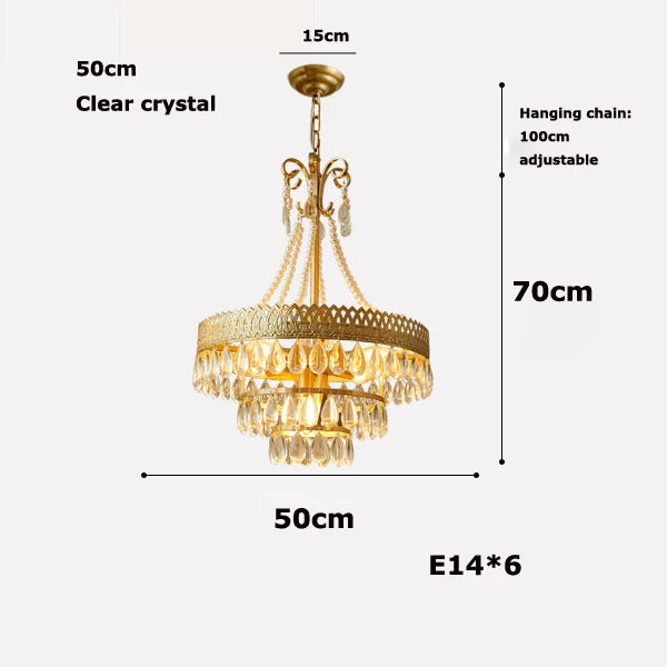 lustre à LED en cristal forme goutte d'eau pour intérieur moderne