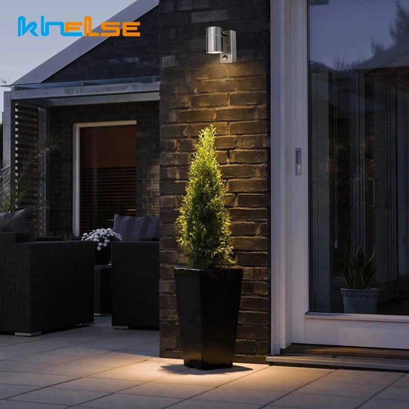 applique murale led étanche avec capteur de mouvement pour extérieur - vue 8 sur 8