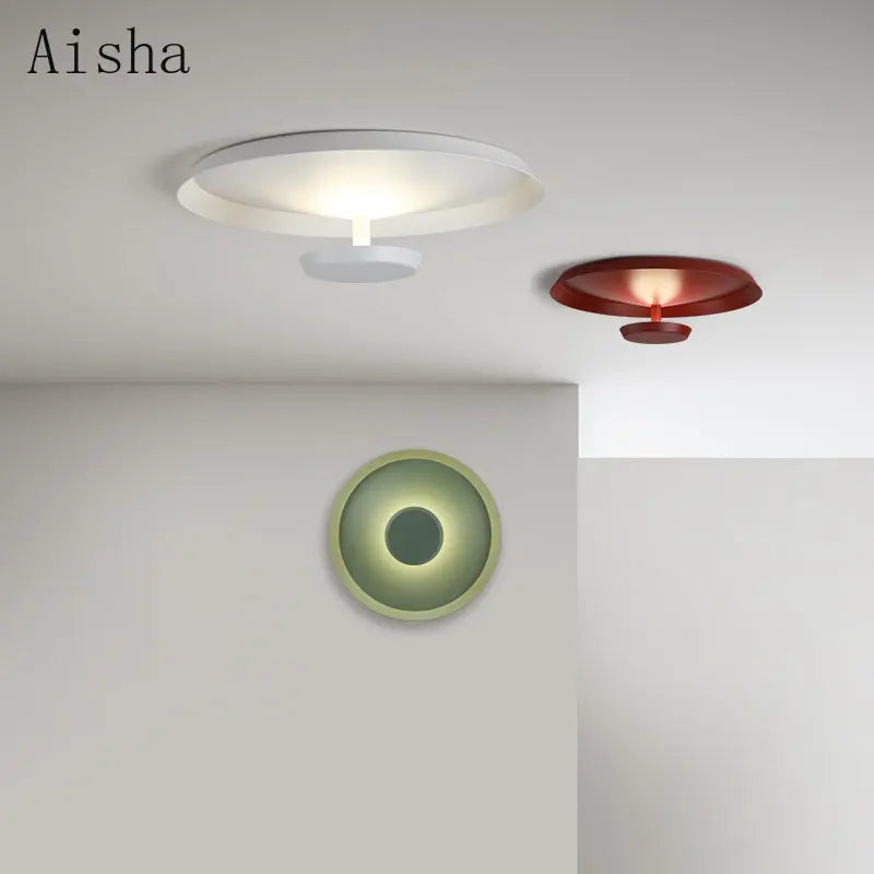 plafonnier led circulaire design créatif pour décoration intérieure - vue 2 sur 9