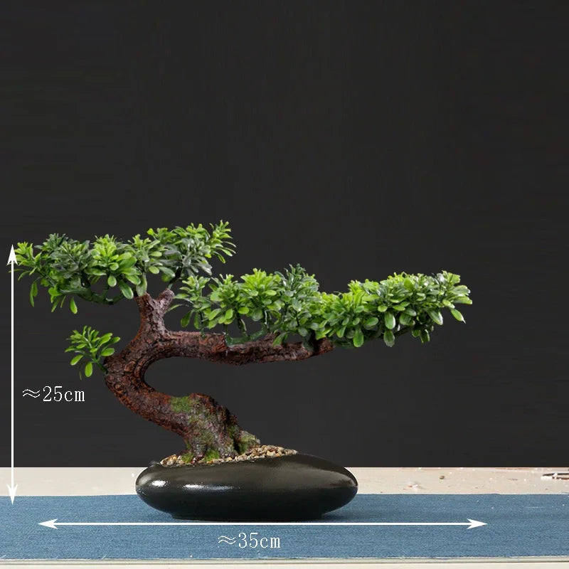 décoration intérieure faux arbre bonsaï style chinois pour intérieur et extérieur - vue 21 sur 22