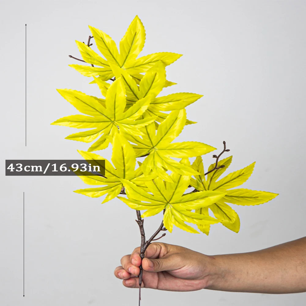 branche d'érable artificielle pour décoration d'automne et halloween - vue 14 sur 14