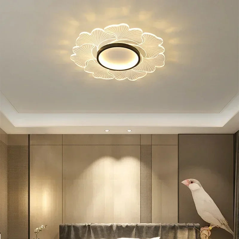 lustre moderne à leds pour décoration intérieure - vue 4 sur 12