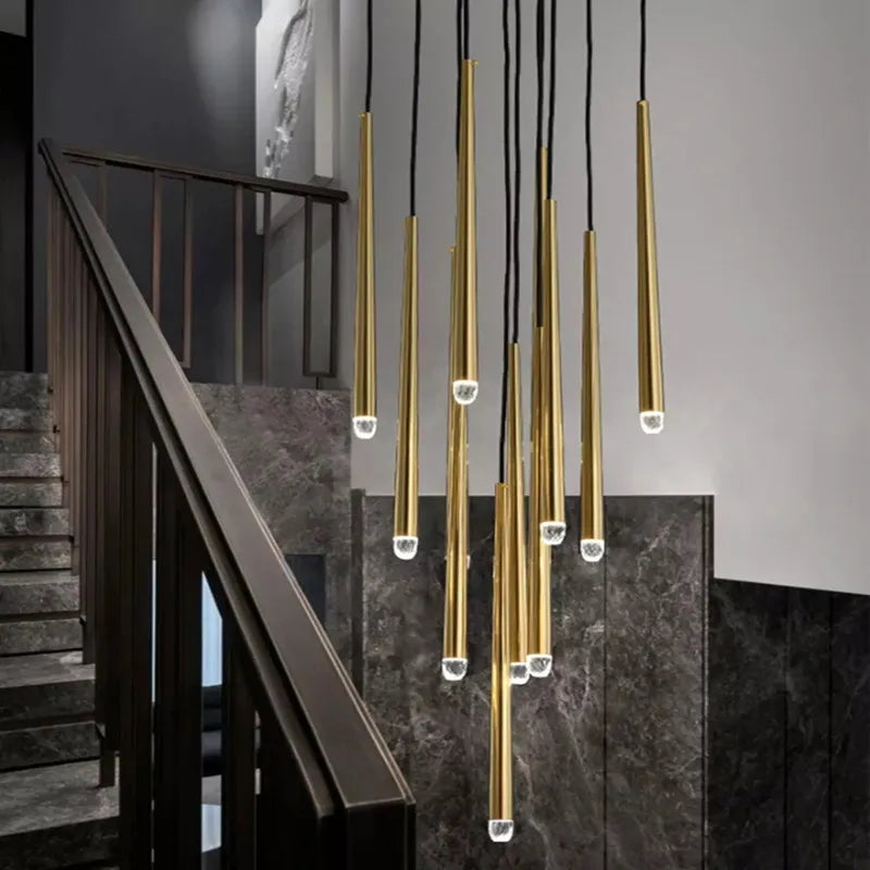 lustre en cristal design moderne pour éclairage intérieur élégant - vue 5 sur 17