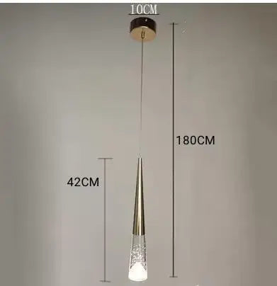 suspension moderne en cristal pour éclairage intérieur élégant - vue 16 sur 16
