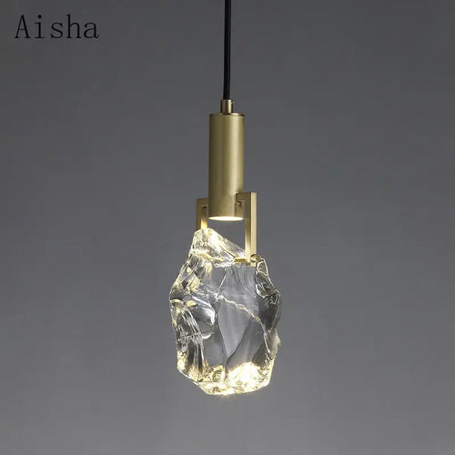 suspension en cristal de luxe pour décoration intérieure élégante - vue 2 sur 11