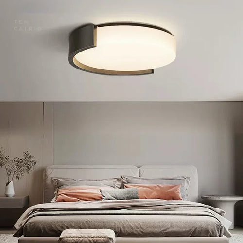 Plafonnier Led nordique lustres ronds pour chambre à manger salon balcon allée couloir entrée lumières Lustre Simple - vue 3 sur 10