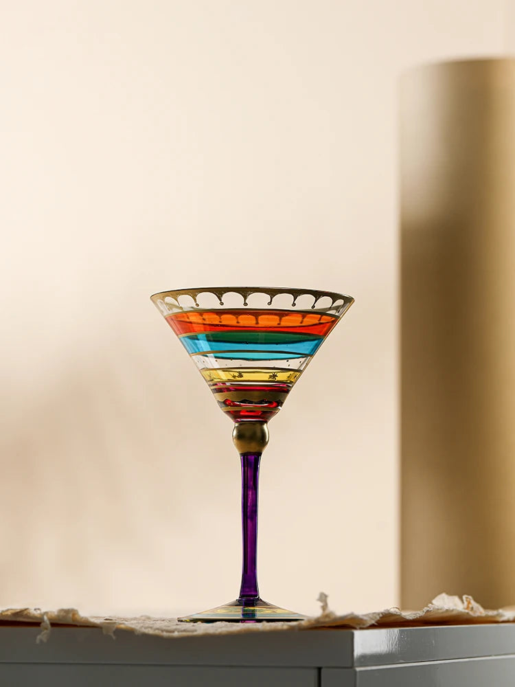 Verre à vin pied design nordique style maison - vue 4 sur 7