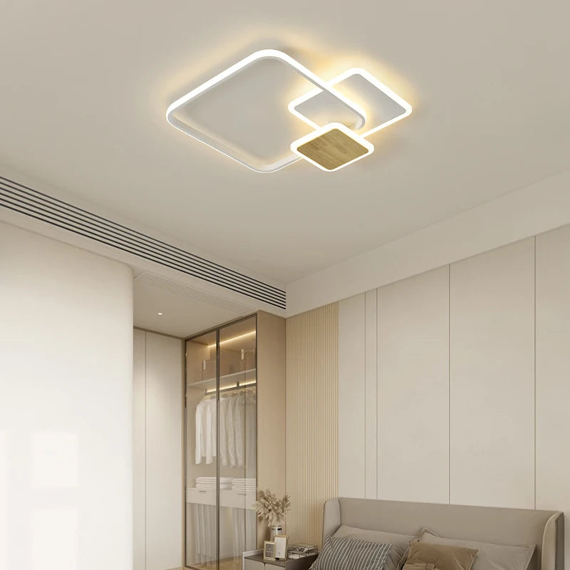 lustre led moderne en acrylique pour éclairage intérieur - vue 4 sur 12