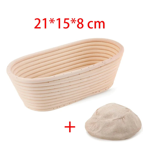 panier à pain en rotin naturel fait main pour fermentation de pâte au levain - vue 12 sur 21