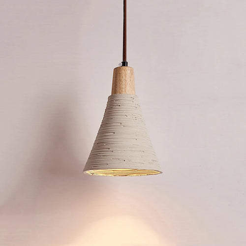 Suspension style japonais cloche en forme de crème Style lustre décoratif Bar