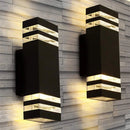 applique murale extérieure LED cubique