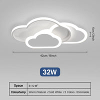 plafonniers led ultra minces creative clouds pour diverses pièces