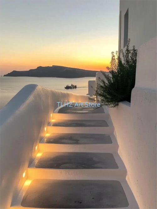 affiches modernes de paysages de voyage en grèce