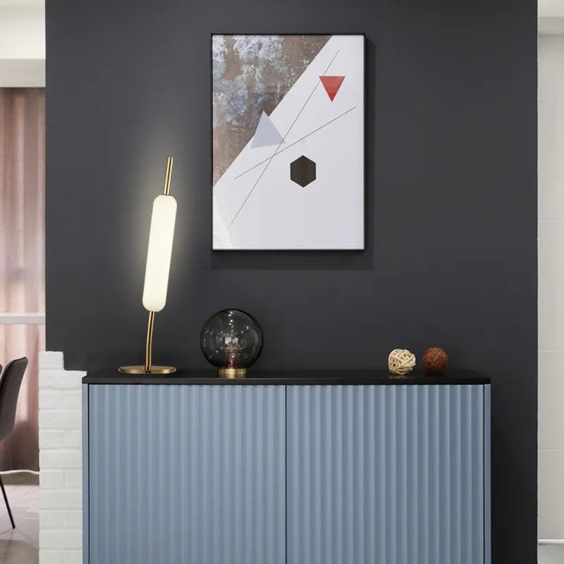 Lampe sur pied nordique à 3 têtes en forme d'oreille de blé - vue 6 sur 8