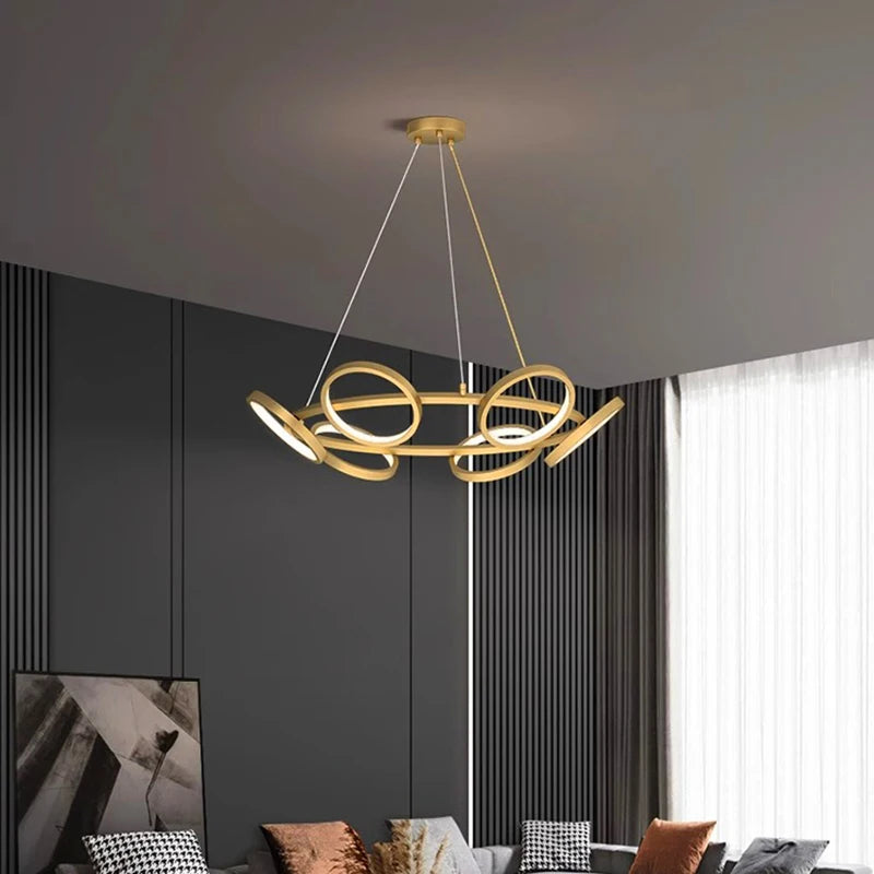 Lustre moderne pour salle à manger pour plafond du salon éclairage intérieur - vue 5 sur 11