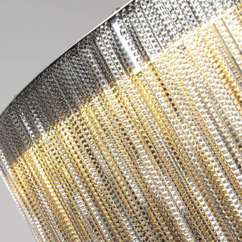 lustre suspendu à pampilles led avec intensité variable et télécommande - vue 6 sur 23