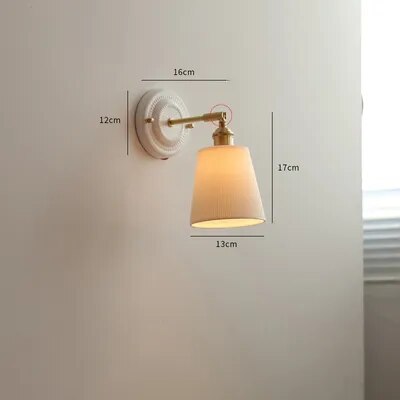 applique murale led iwhd nordique japonaise - vue 13 sur 23