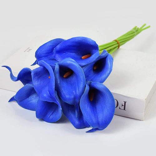 lot de fleurs artificielles lys calla pour mariage et décoration