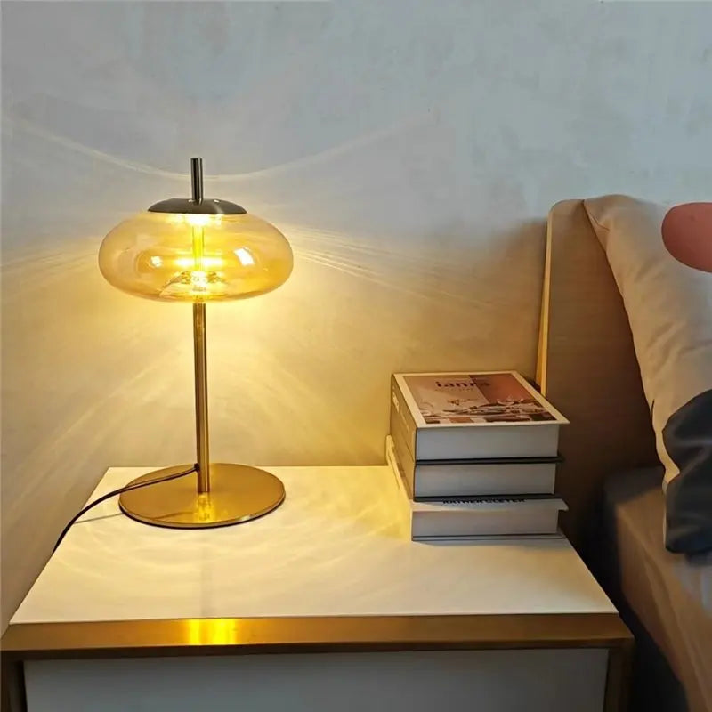 lampadaire minimaliste en verre design pour intérieur moderne - vue 6 sur 8