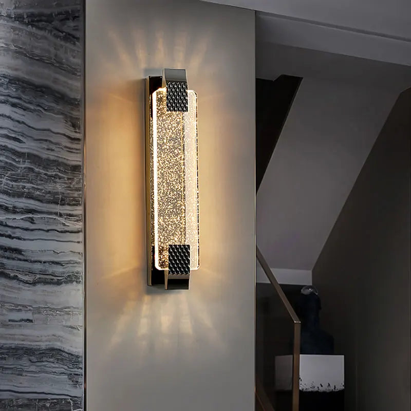 applique murale luxe nordique en cristal moderne éclairage décoratif - vue 3 sur 15