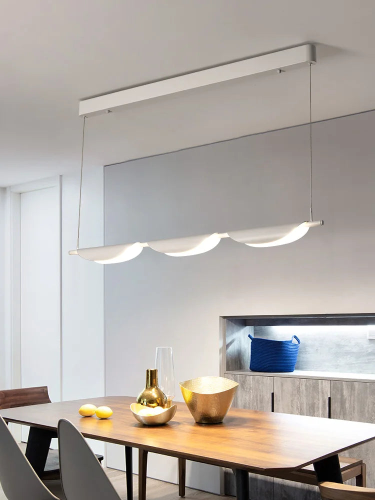 lustre moderne à gradation pour éclairage suspendu élégant - vue 4 sur 12