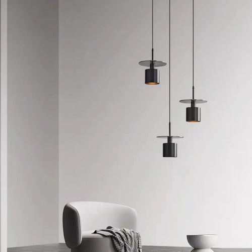 suspension LED en laiton avec cordon réglable pour magasin