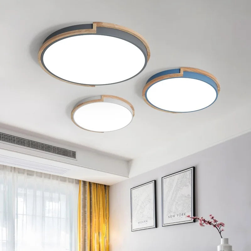 Plafond moderne à LEDs lumière Macaron pour chambre salon salle à manger allée décor à la maison - vue 3 sur 24