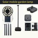 lampe solaire ronde pour jardin et éclairage extérieur