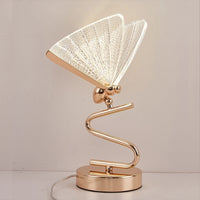 Lampe à poser LED Abat-jour papillon